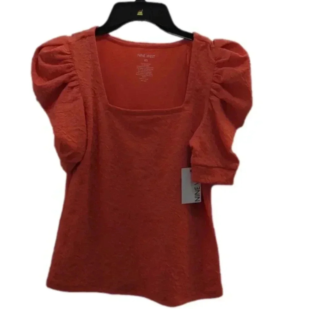 NINE West women's coral blouse xsmall